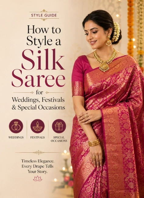 How to Style a Silk Saree for Weddings, Festivals & Special Occasions