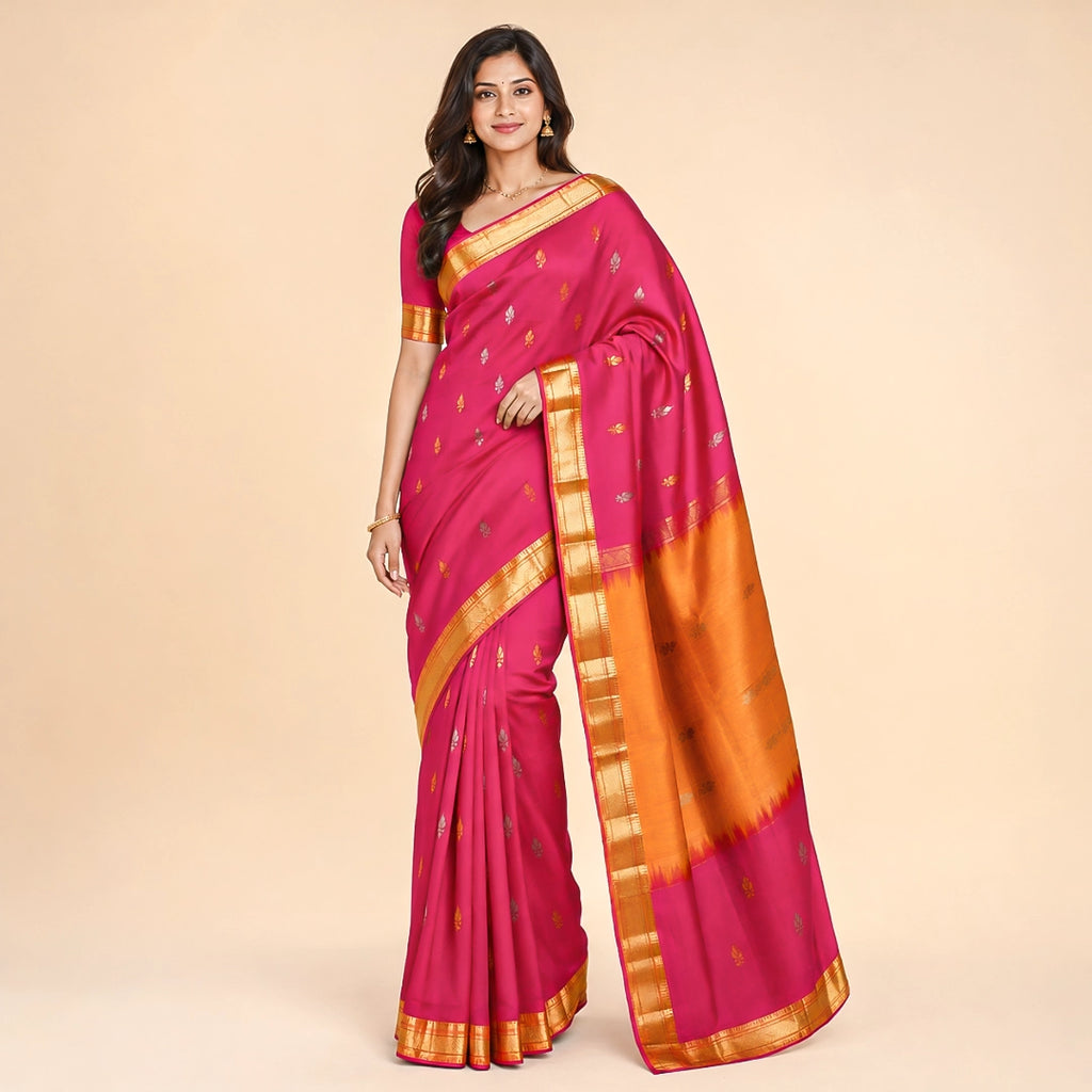 Handloom Uppada Silk Sarees 15