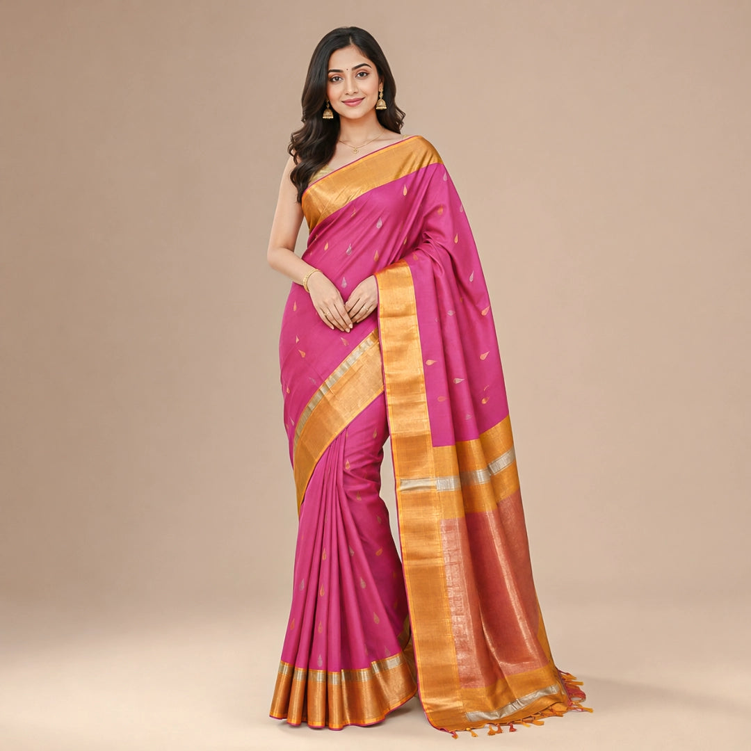 Handloom Uppada Silk Sarees 16