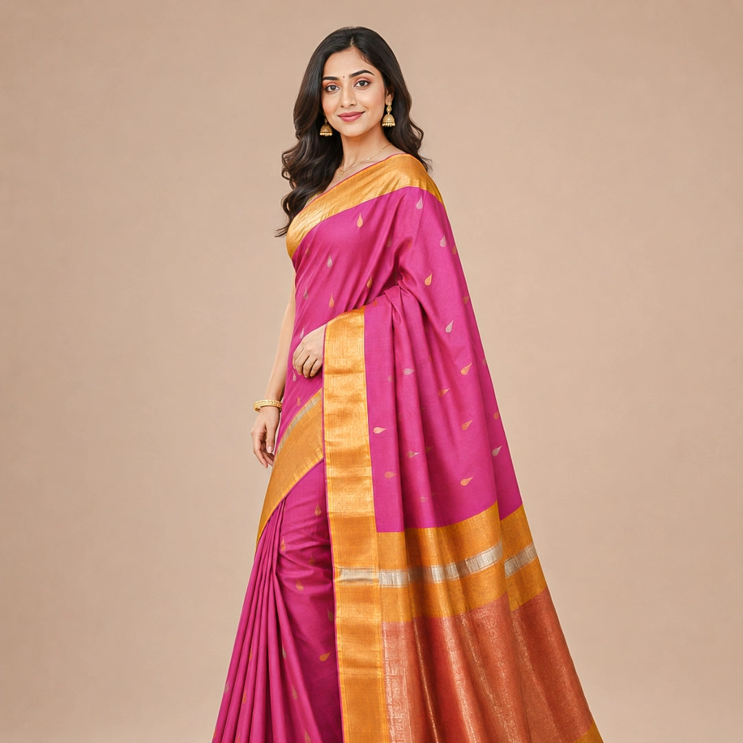Handloom Uppada Silk Sarees 16