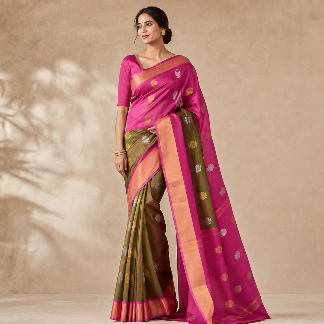 Handloom Uppada Silk Sarees 23